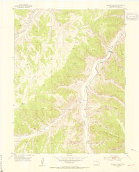 Square S Ranch 1952 topographic map thumbnail