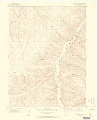 Square S Ranch 1952 topographic map thumbnail