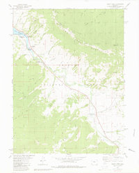 Squaw Creek 1980 topographic map thumbnail