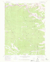 Squaw Pass 1957 topographic map thumbnail