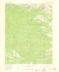 Squaw Pass 1957 topographic map thumbnail