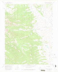 Squirrel Creek 1965 topographic map thumbnail
