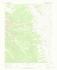Squirrel Creek 1965 topographic map thumbnail