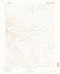 Squirrel Creek 1965 topographic map thumbnail