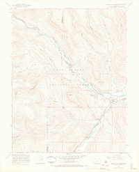 South Fork West 1967 topographic map thumbnail