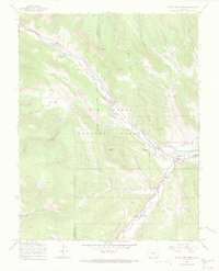 South Fork West 1967 topographic map thumbnail