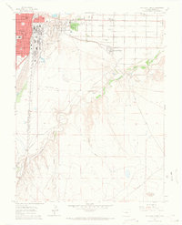 Southeast Pueblo 1960 topographic map thumbnail