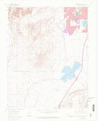 Southwest Pueblo 1961 topographic map preview