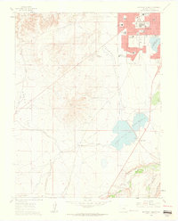 Southwest Pueblo 1961 topographic map preview
