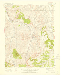 Castle Rock 1940 topographic map thumbnail