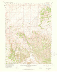 Citadel Plateau 1958 topographic map thumbnail