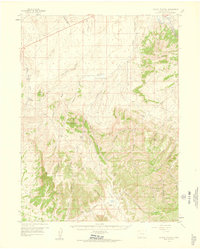 Citadel Plateau 1958 topographic map thumbnail