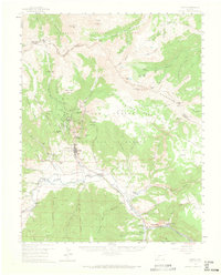 Creede 1959 topographic map thumbnail