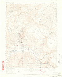 Creede 1959 topographic map thumbnail