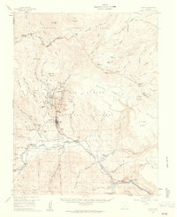 Creede 1959 topographic map thumbnail