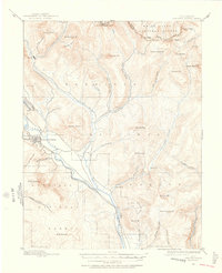 Crested Butte 1888 topographic map thumbnail