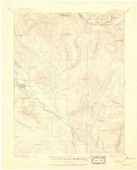 Crested Butte 1893 topographic map thumbnail