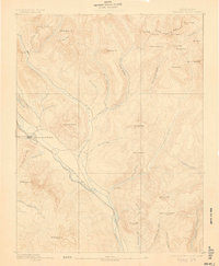 Crested Butte 1893 topographic map thumbnail
