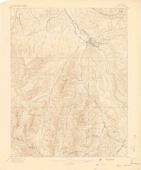 Aspen 1895 topographic map preview