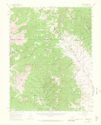Bonanza 1959 topographic map thumbnail