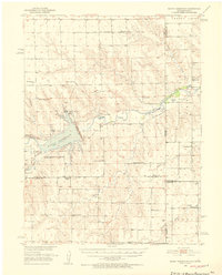 Bonny Reservoir 1950 topographic map thumbnail