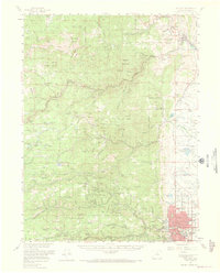 Boulder 1957 topographic map thumbnail