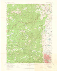 Boulder 1957 topographic map thumbnail