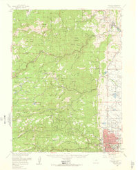 Boulder 1957 topographic map thumbnail