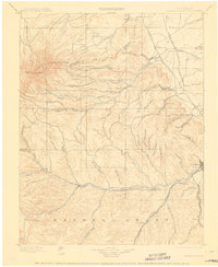 Spanish Peaks 1897 topographic map thumbnail