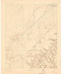 Timpas 1894 topographic map thumbnail