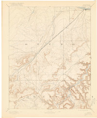 Timpas 1894 topographic map thumbnail