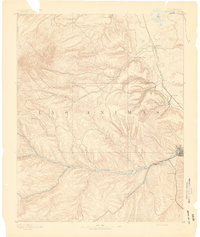 Trinidad 1891 topographic map thumbnail