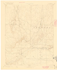 Two Butte 1893 topographic map thumbnail