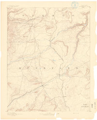 Walsenburg 1891 topographic map thumbnail