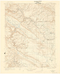 Paradox Valley 1922 topographic map thumbnail