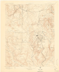 Pikes Peak 1901 topographic map thumbnail