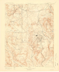 Pikes Peak 1901 topographic map thumbnail
