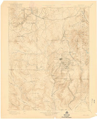 Pikes Peak 1901 topographic map thumbnail