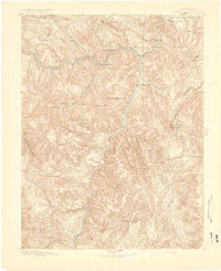 Platte Canyon 1893 topographic map thumbnail