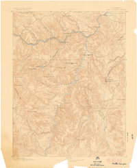 Platte Canyon 1893 topographic map thumbnail