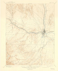 Pueblo 1897 topographic map preview