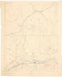 Las Animas 1893 topographic map thumbnail
