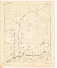 Las Animas 1893 topographic map thumbnail
