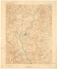 Leadville 1891 topographic map thumbnail