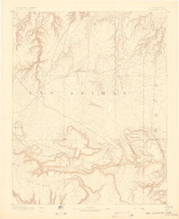 Mt Carrizo 1892 topographic map thumbnail