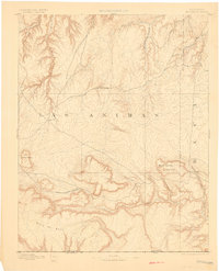 Mt Carrizo 1892 topographic map thumbnail