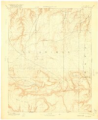 Mt Carrizo 1892 topographic map thumbnail