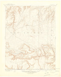 Mount Carrizo 1892 topographic map thumbnail