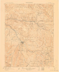 Mount Jackson 1911 topographic map thumbnail