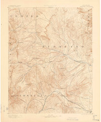Huerfano Park 1892 topographic map thumbnail